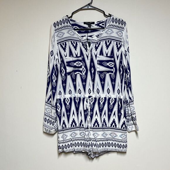 NWT Romeo & Juliette Couture Aztec shorts romper S - Picture 1 of 7